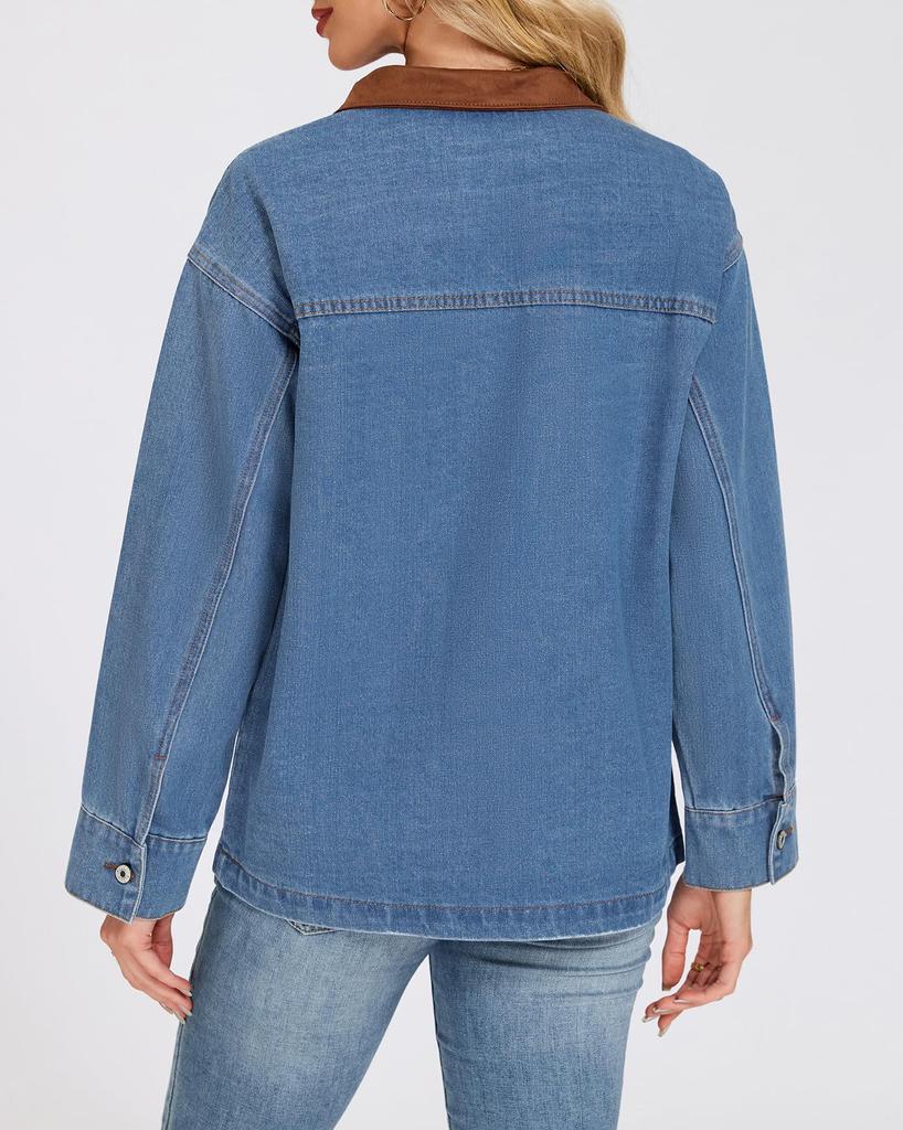 Vielseitige Patchwork-Denimjacke für Damen, Frühjahr/Herbst 2026