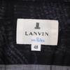 Lanvin Made In Japan Logo Print Long Sleeve Shirt 48 Navy System Men's Used