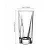 1pcs Simple Glass Cup Creative Cocktail Glasses Transparent Thick Bottom Glass Cup Outdoor Tableware Drinkware Exquisite Gifts