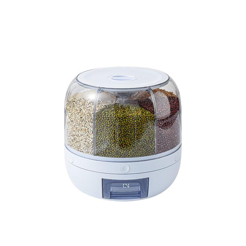 ZISIZ Rotating Multifunctional Grain Storage Container