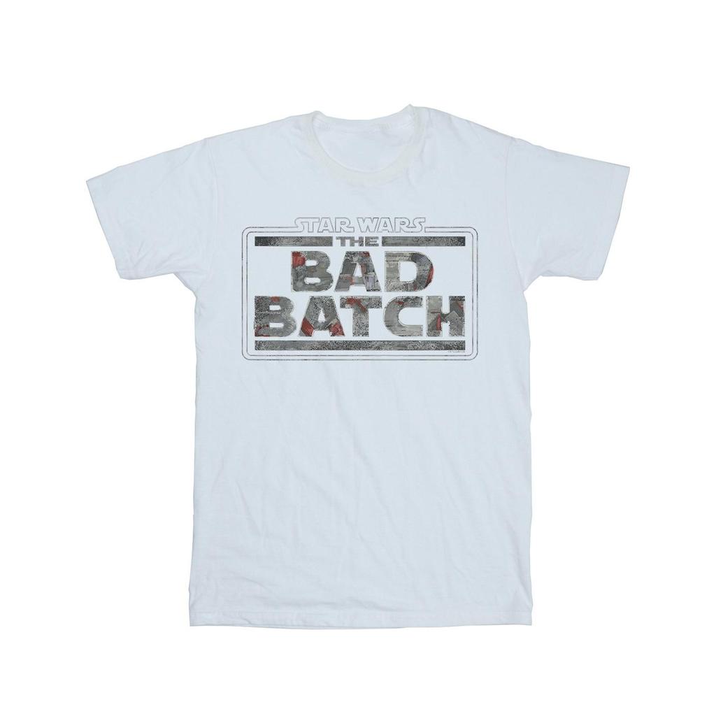 Star Wars Mens The Bad Batch Texture Logo T-Shirt