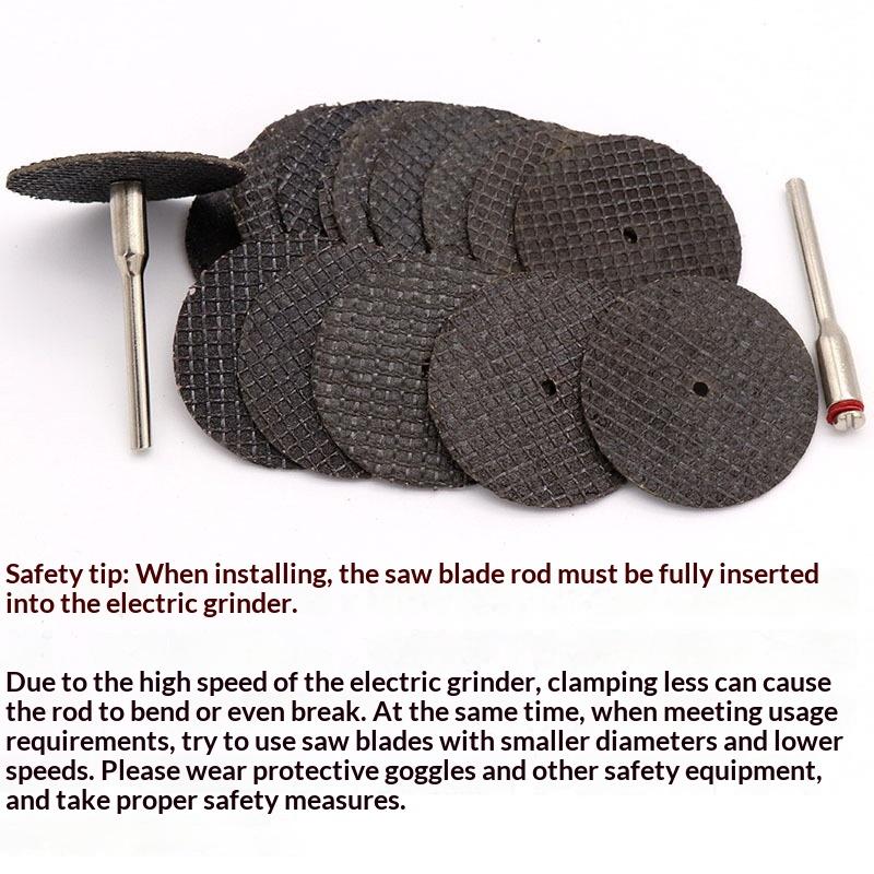 11/21/25/54 Pcs Abrasive Cutting Disc 32Mm With Mandrels Grinding Wheels For Dremel Metal Cutting Rotary Tool Saw Blade