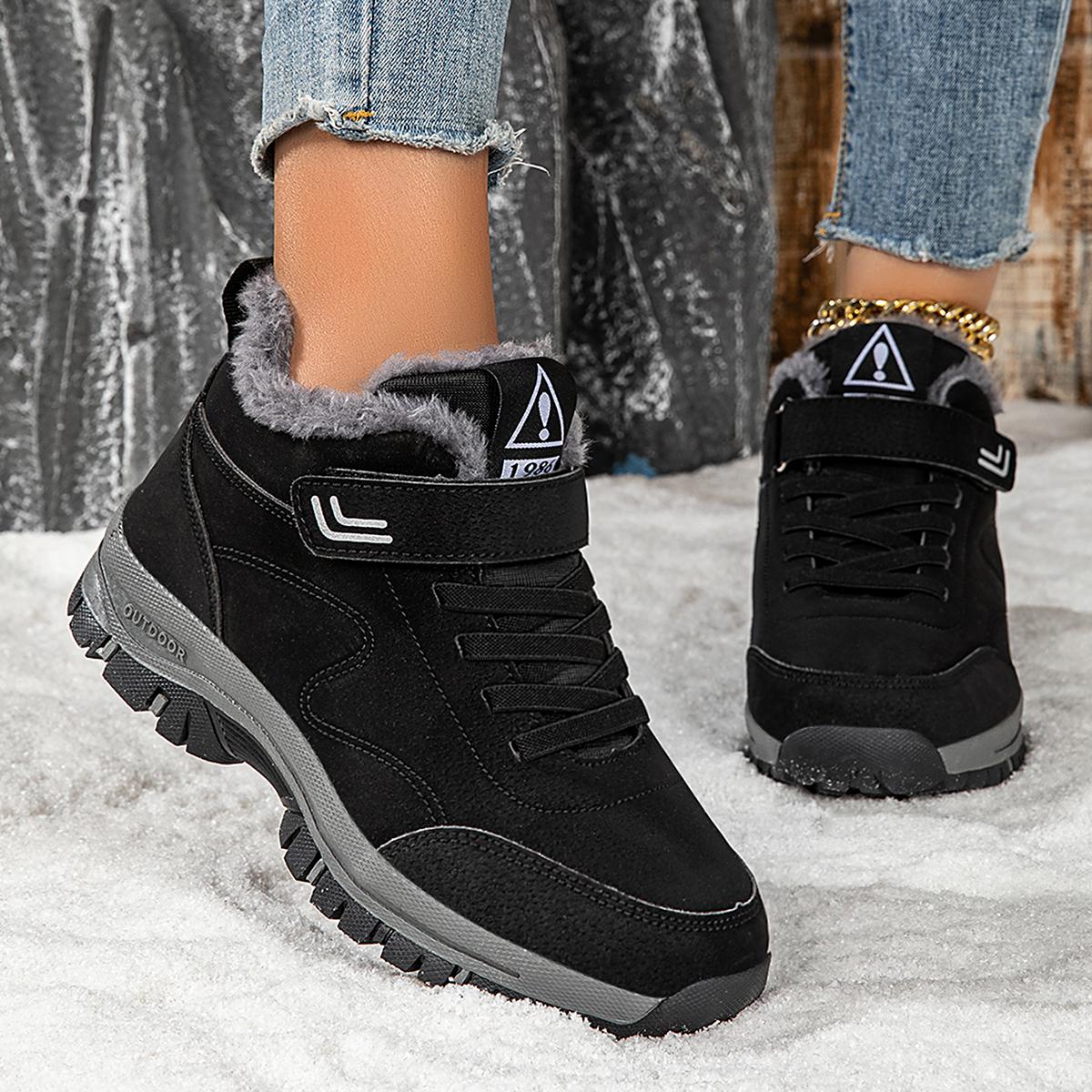 ELUVA Mens Winter Boots Waterproof Snow Boots Anti Slip Thermal Outdoor Hiking Shoes for Men Lightweight Comfortable Warm Boots 47 6247₽