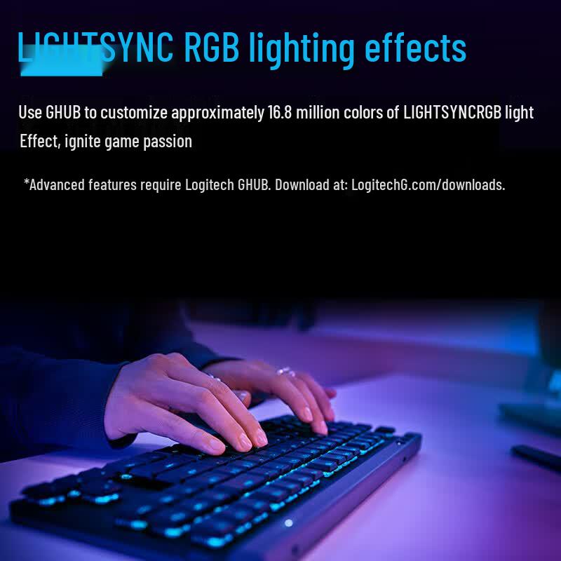 Logitech G515 TKL Tri-Mode Wireless Mechanical Gaming Keyboard