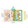Baby Musical Piano Mat Brain Development & Drum with 6 Keys 2 in 1 for Child