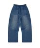 Yk Yk Applique Denim Sweatpants Medium Blue