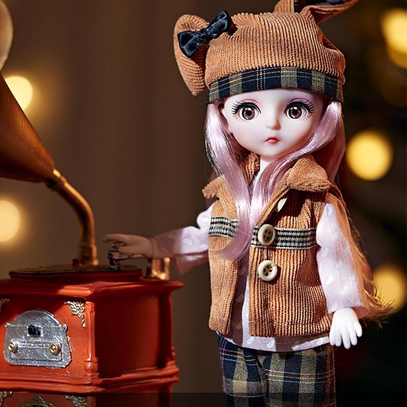 Exquisitely Crafted Bjd Doll With 12 Constellation Theme Full Set With Clothes Soft Wig And Vinyl Head!