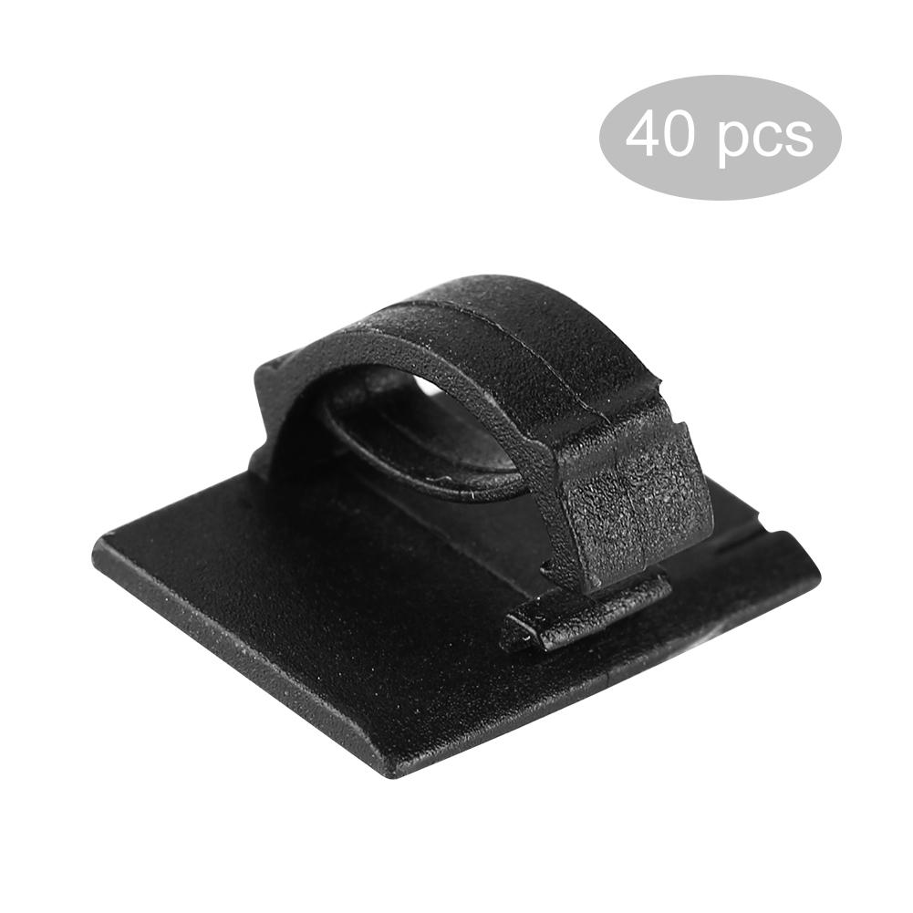 40 Pcs Auto Cord Fixed Clips Car GPS Data Cable Light Cord Decorative Wire Fixing Organizer