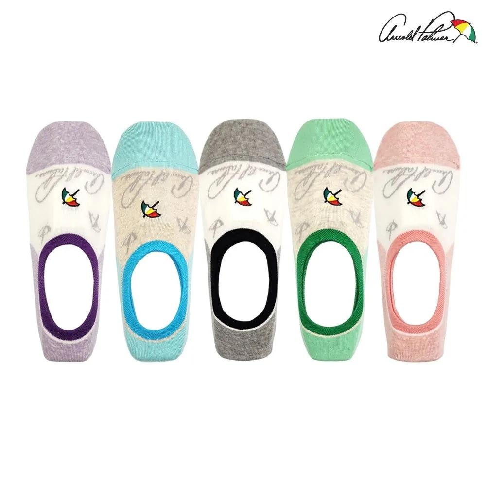 Arnold Palmer Women s Non-Slip Non-Slip No-Slip Socks Set of 5 AP (Logo) - 5-Pair Set