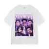 Korean Ateez Seonghwa World Tour T Shirt Women RetroShort Sleeve T Shirts Hip Hop Loose Kpop T Shirt Streetwear Oversize Tee