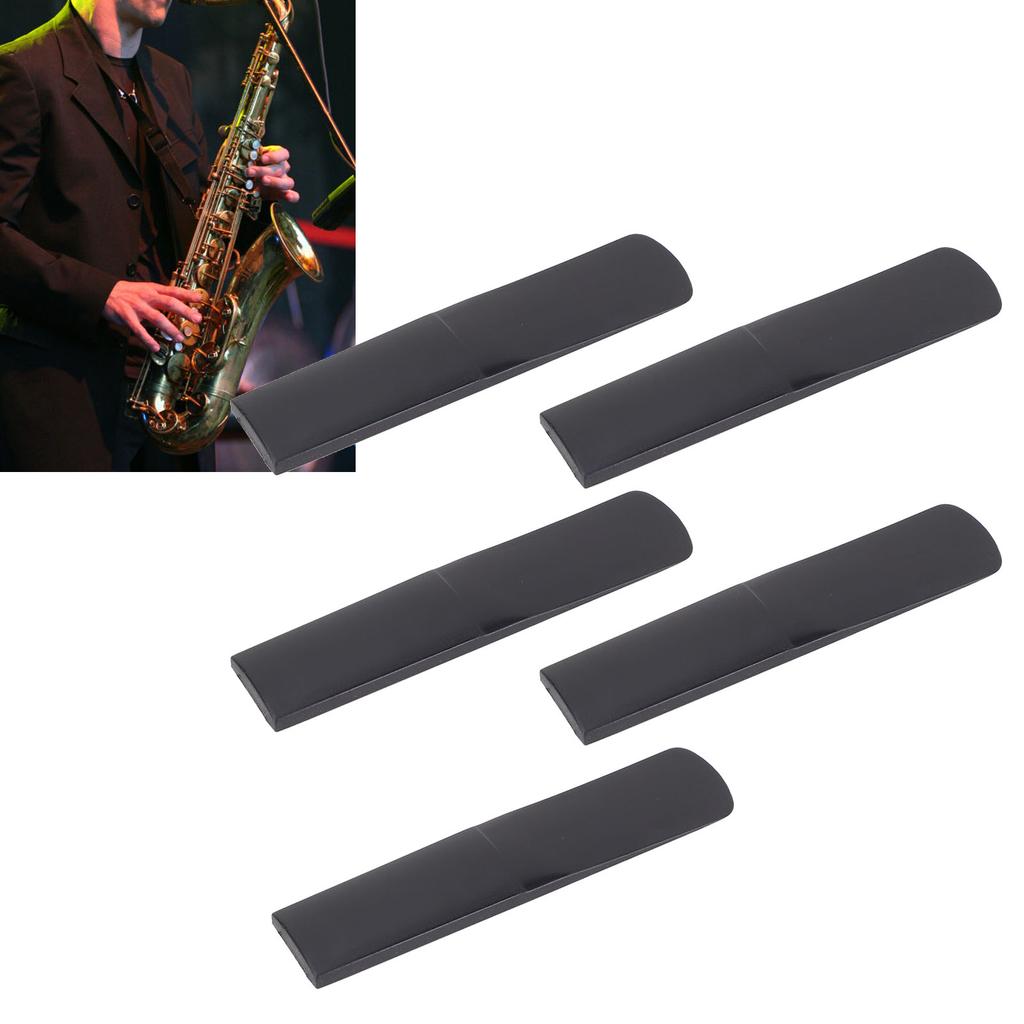 5 Pcs Soprano Saxophone Reeds Strength 2.5 Bb Resin Soprano Sax Reeds for Daily Practice Stage Concert