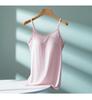 Modal Summer Camisole with Thin Straps and Built-In Bra