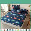 Sheet Bed Cotton Fashion Cover Non Slip Dustproof Mattress Protector Single Twin Full Double Queen King Size