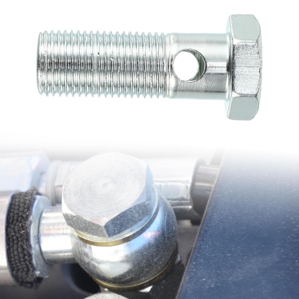 X AUTOHAUX 2 Sets Universal Auto Banjo Bolt Brake Fitting