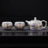 Zhexuan Silver-Plated Ceramic Tea Set