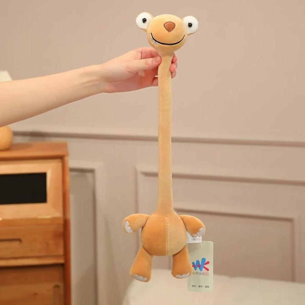 Забавный дизайн Длинношеяяя Жирафа Плюшевый Брелок Милый Стиль Мышь Плюшевый Подвеска Аксессуар для Рюкзака Sloth