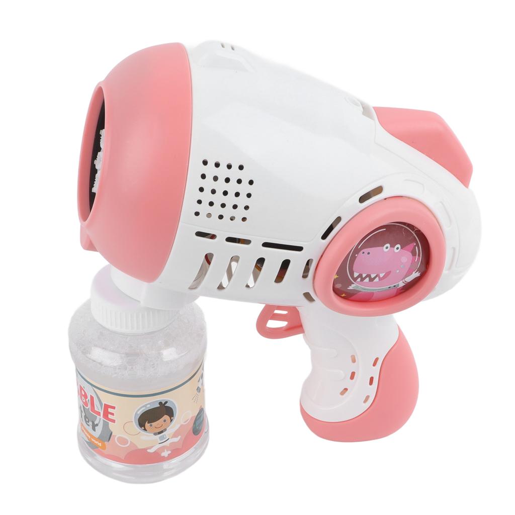 Handheld Bubble Machine with Light Battery Powered Automatic Bubble Blower Kids Bubble Maker Toy