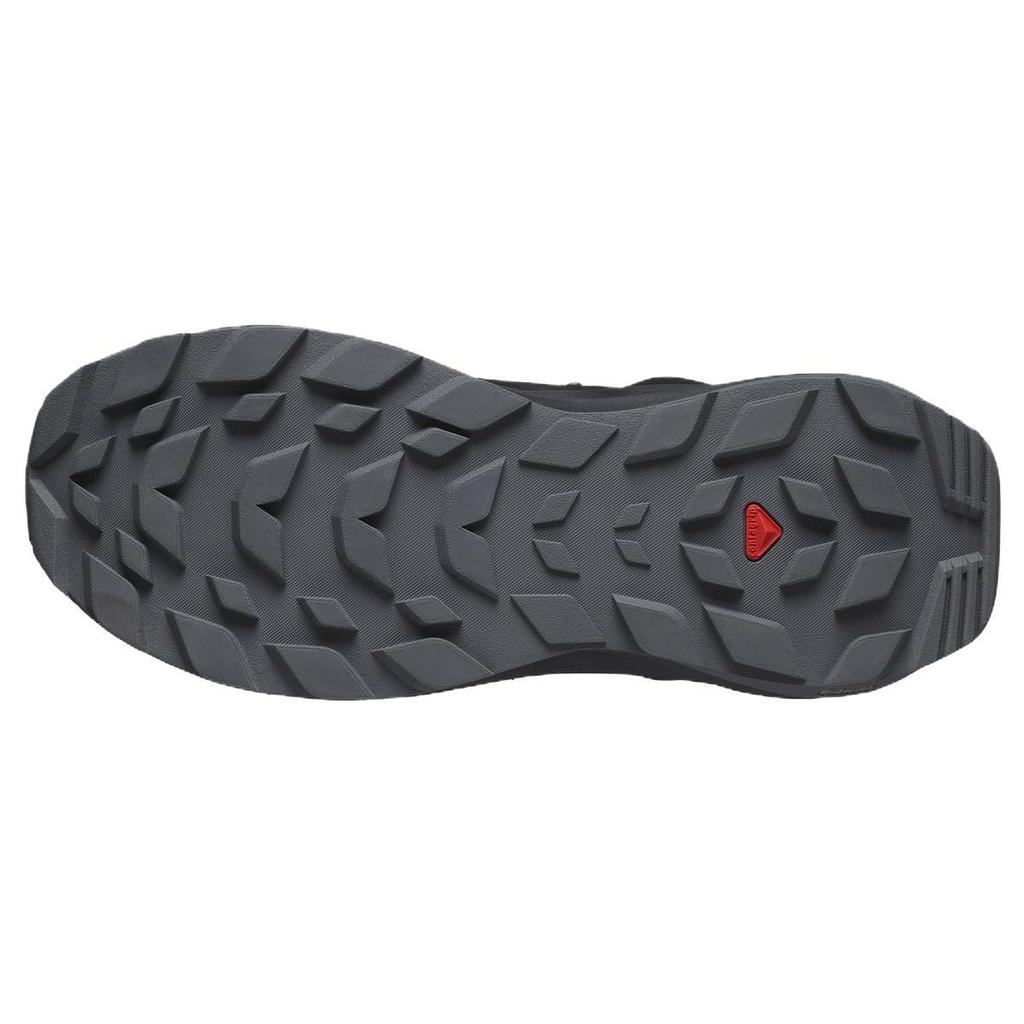 SALOMON Elixir Fabric Leather Comfortable Waterproof High-Top Outdoor Functional Shoes Men Shoes Black 472959