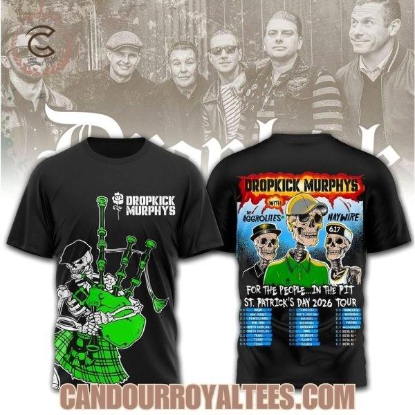 Dropkick Murphys 2026 Tour T-Shirt Unisex All Sizes S
