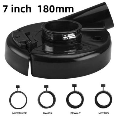 7” 180mm úhlová bruska úhelníkový kryt protiprachového krytu Sada Kryt pro sběr prachu brusky Plně odklopný kryt vysavače prachu