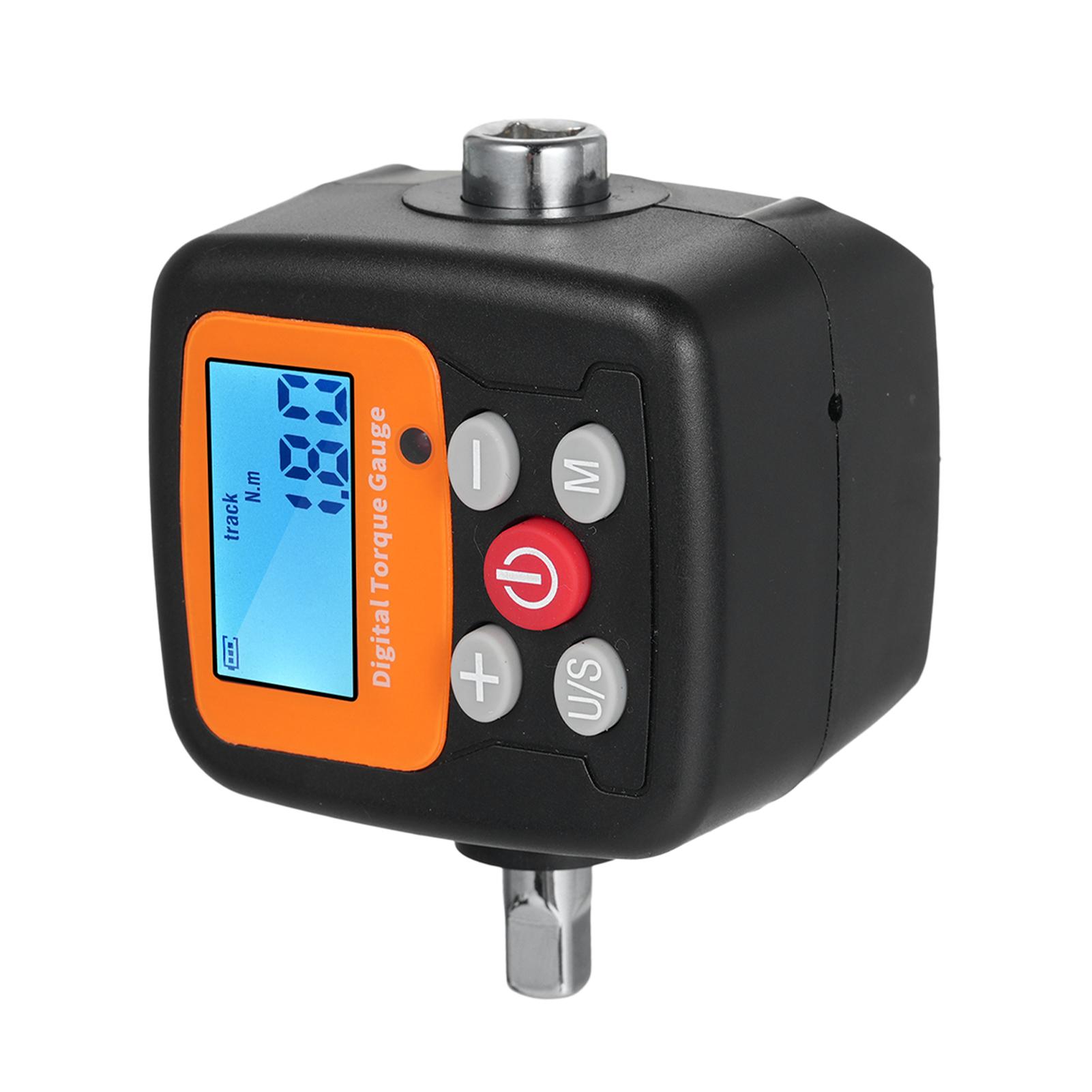 

ENGC 30 Digital Display Meter 1 2 to 1 4 Adapters High Accuracy 4 Units Backlit Display Perfect for Automotive