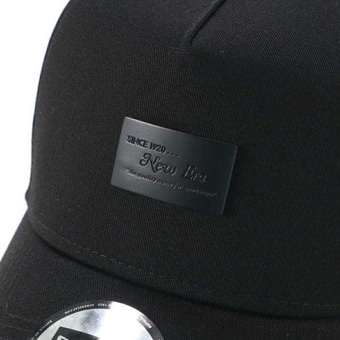 New Era 9FORTY A-Frame Cap 14550994 N840AF490 Black/Matte Black. Metal Plate. Snapback. Adjustable.