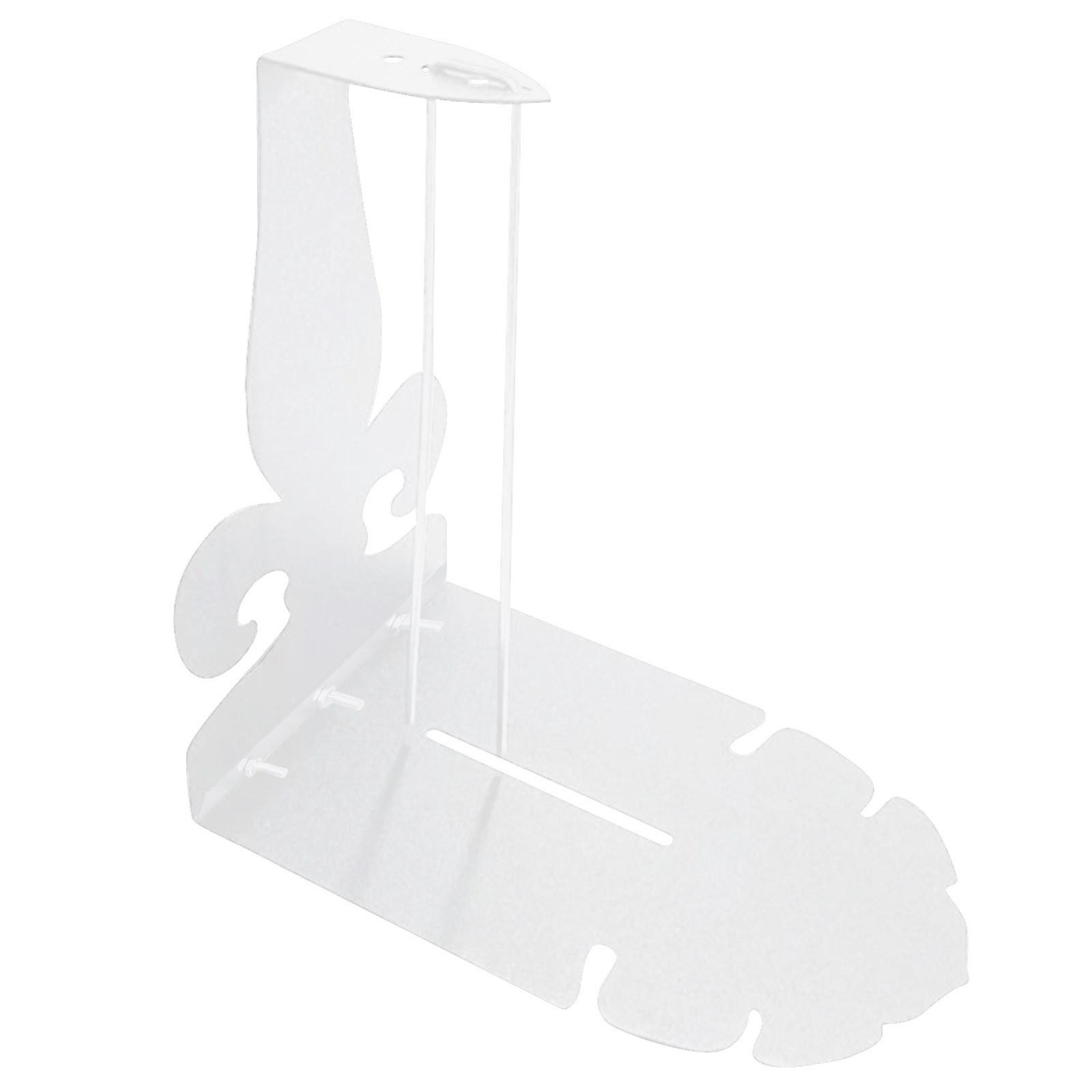 

Держатель для перил, металлические рельсовые корзины для цветов, уличный балконный забор, держатель цветочных горшков, подвесной горшок для использования в помещении и на открытом воздухе One Size белый