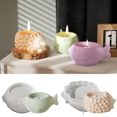 Creative Fish Tank Shape Silicone Candle Holder Mold For DIY Succulent Flower Pot And Jewelry Storage Box Crafting