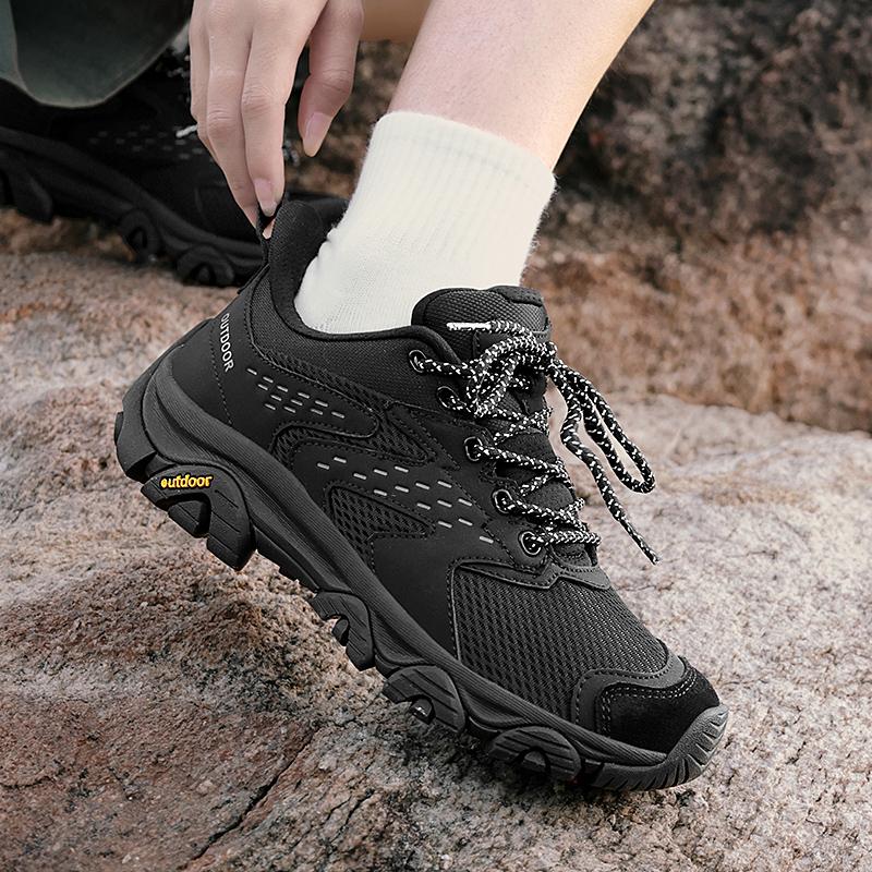 Outdoor Hiking Shoes Men Shoes Anti-slip Low-top Comfortable Shoes Women Lightweight Lace-up Breathable Casual Running Shoes Men