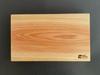FACT WORKS Hinoki Cypress Cutting Board, 21cm x 35cm x 3cm thick, High-Quality Domestic Wood, Single Piece, Hinoki Cypress (Size Selectable) (35cm)