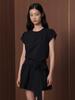 Ganiesong Butterfly Belt Dress_Black