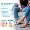 Silicone Toe Separators for Overlapping Toes & Hammer Toes, Ergonomic Toe Straightener for Yoga & Daily Relief, 1 Pair