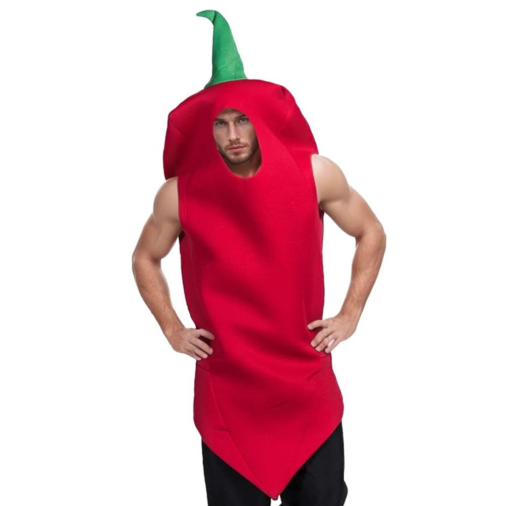 Halloween Chili Pepper Cosplay Costume, Adult