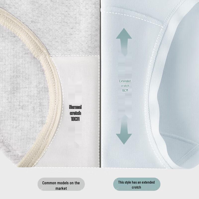 Duoduomian Women's 7A Antibacterial Pure Cotton Briefs