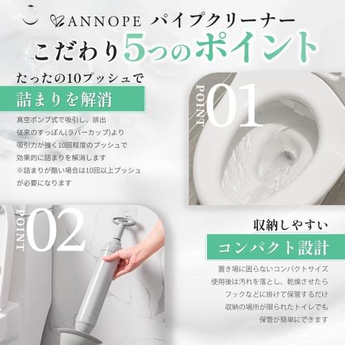 Toilet Clog [Instant Clear] Plunger, Pipe Cleaner, Soft-shelled Turtle, Vacuum Clog Clearing Tool, ANNOPE