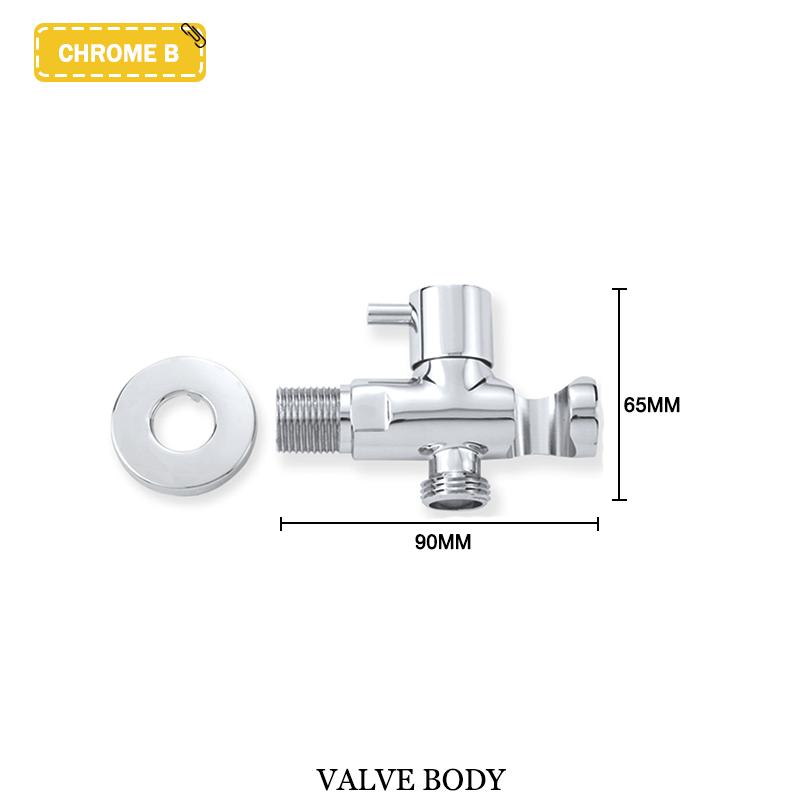 Toilet Mate Bathroom Bidet Shower Head Wall Mounted Black Copper Angle Valve Handheld Spray Gun Faucet Bathroom Accessories