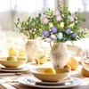 Artificial Easter Flowers Festive Spring Stem Decorations Artificial Easter Spray Vine for Party Floral Arrangement Vase Table