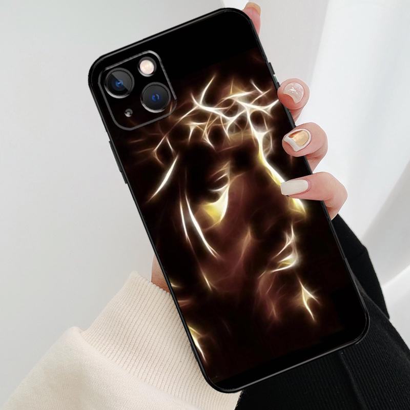 God Jesus Christ Christian Phone Case For iPhone 17 Pro Max 15 14 13 11 12 16 Pro Max mini 15 16 Plus 16e 17 Air Cover