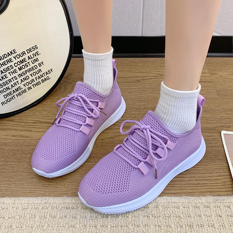 Light Sneakers Women Running Shoes Shoes Fashion Vulcanized Shoes Summer Breathable Comfort Care Shoes Casual Anti-skid Shoes