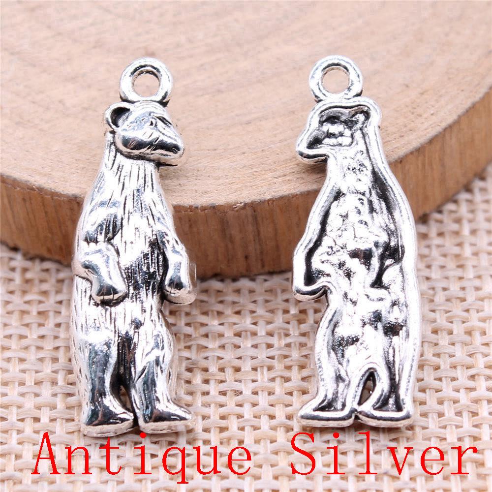Monkey Bear Shaped Charms Pendant For Bracelet Necklace Jewelry Making Craft Findings