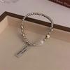 Mercury's French Retro Style Pearl Bracelet Light Luxury Niche Design High-end Exquisite Versatile Beaded Jewelry