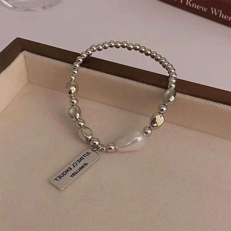 Mercury's French Retro Style Pearl Bracelet Light Luxury Niche Design High-end Exquisite Versatile Beaded Jewelry