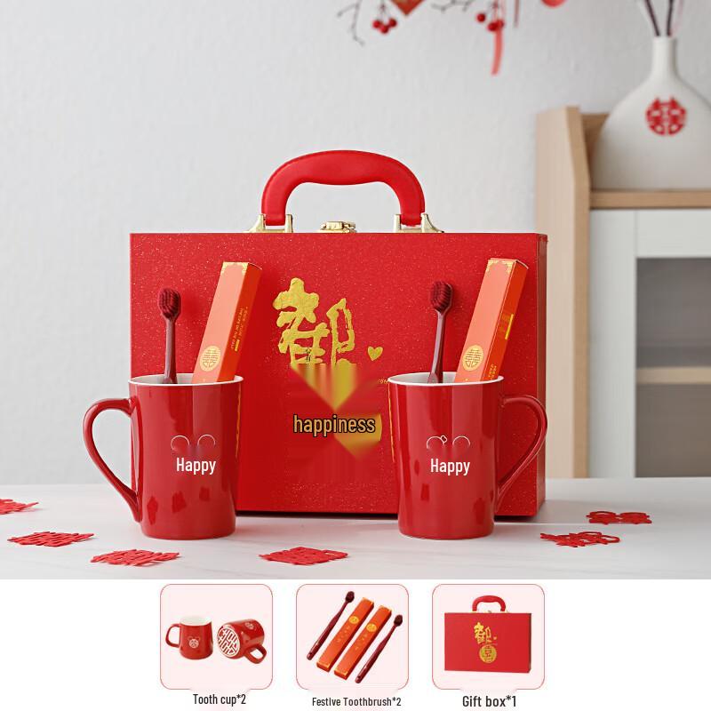 Mickey Wedding Couple Toothbrush & Rinse Cup Set