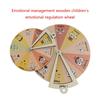 Wood Emotions Wheel Child Emotion Control Tool for School Use
