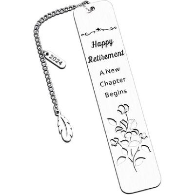 Retirement Gifts for Woman 2025, Retirement Bookmark for Women Men, 2024 Retirem