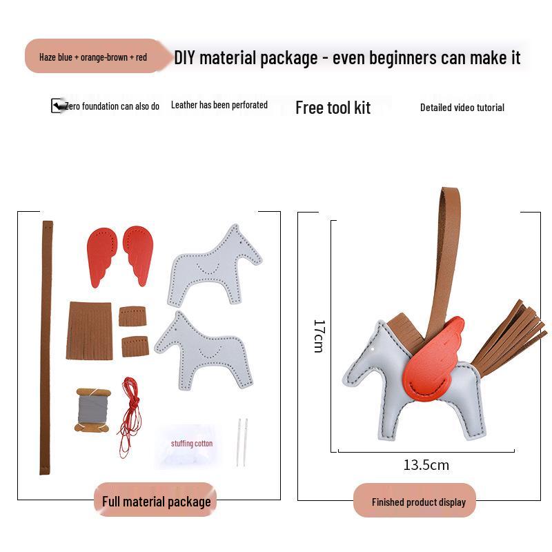 2025 Pegasus Femei Breloc Mini DIY Handmade & Pandantiv Cheie Auto