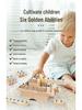 Educational Wooden Building Blocks for Kids – Creative Construction and Brain-Teasing Table Game