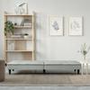 Sofa Bed with Drink Holders Light Grey Velvet