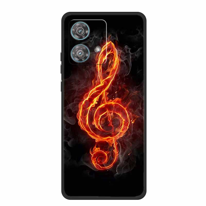 For Motorola Edge 40 Neo Case Animals TPU Soft Silicone Phone Cover for Moto Edge 40 Neo 5G Edge40 Neo Shockproof Wolf Fundas
