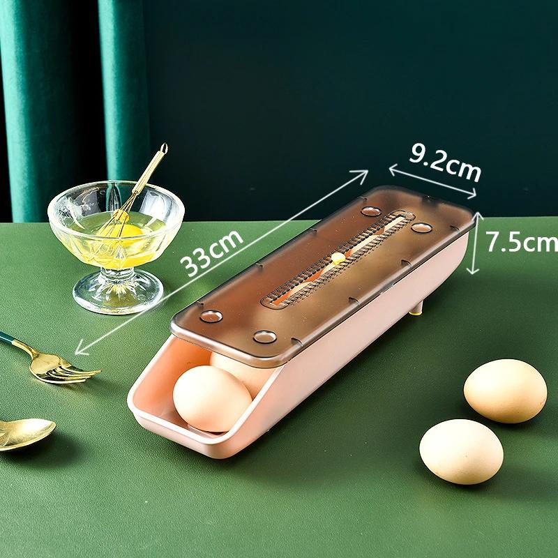 

Ящик для яиц Контейнер для хранения яиц для ящика холодильника Тип лотка для яиц Органайзер для холодильника Контейнеры для еды Держатель кухонных принадлежностей